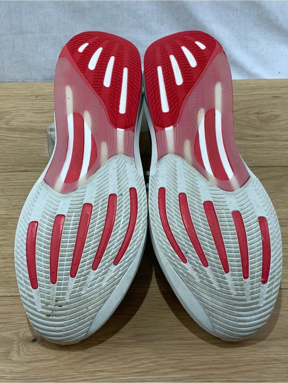 adidas Supernova Rise 2 Men’s Size 12 White Red Athletic Running Shoes